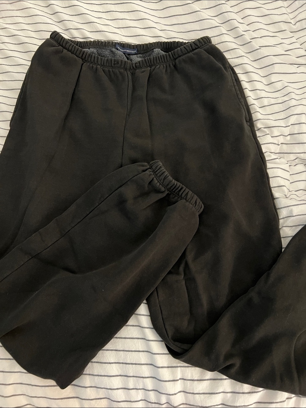 Brandy Melville Black Elastic Waist Joggers